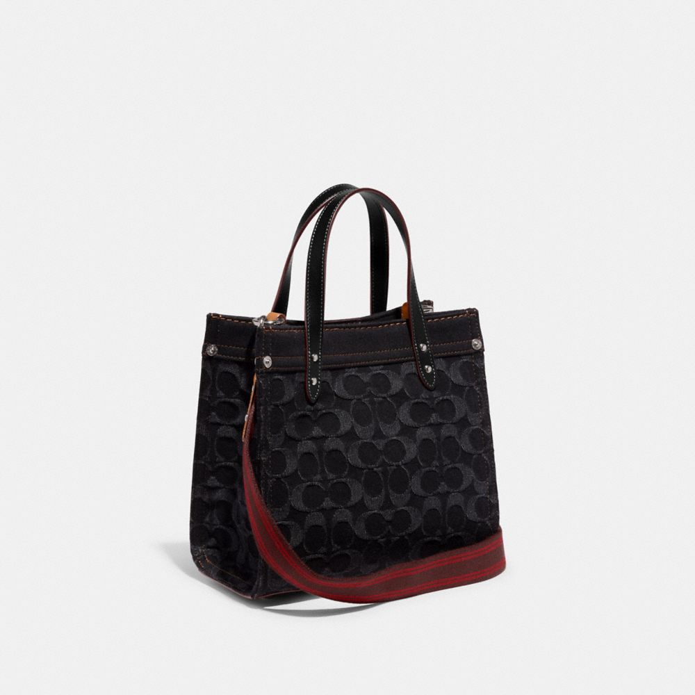 COACH® | Field Tote 22 In Signature Denim