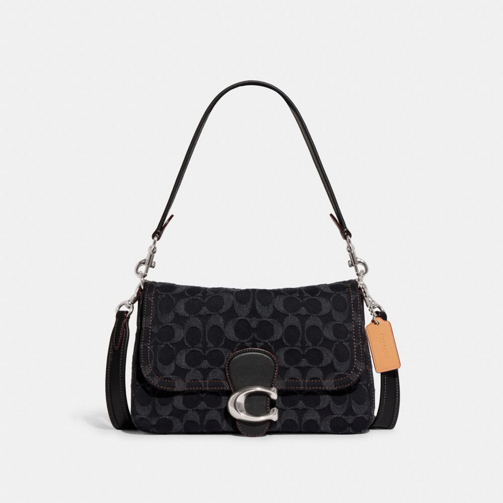 COACH®: Soft Tabby Shoulder Bag In Signature Denim