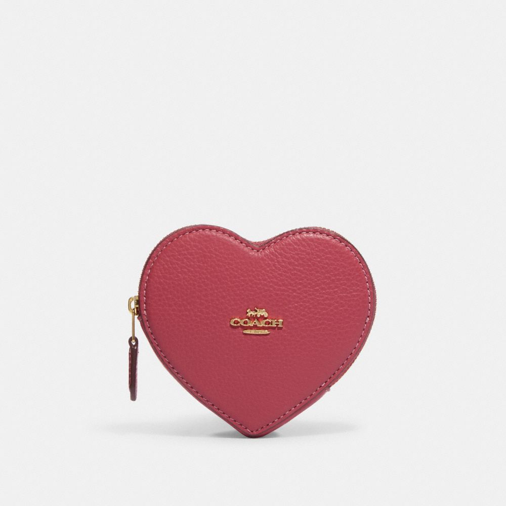 Coach Heart Coin Case