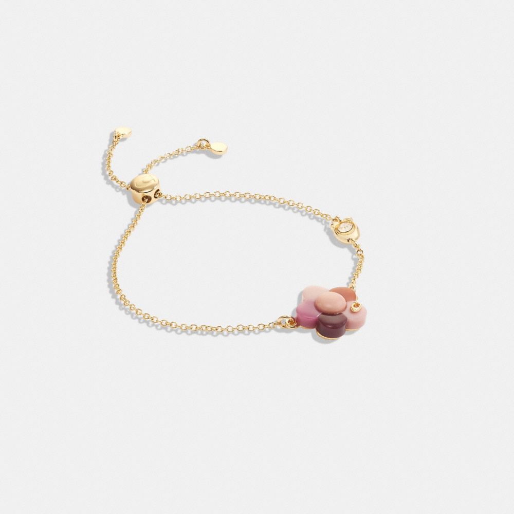 翌発☆Coach☆人気のフラワーブレスレット C4279 COACH® Outlet | Flower Charm Slider Bracelet