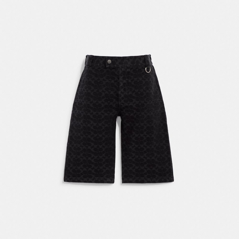 Louis Vuitton Jacquard Monogram Denim Shorts – THE M VNTG