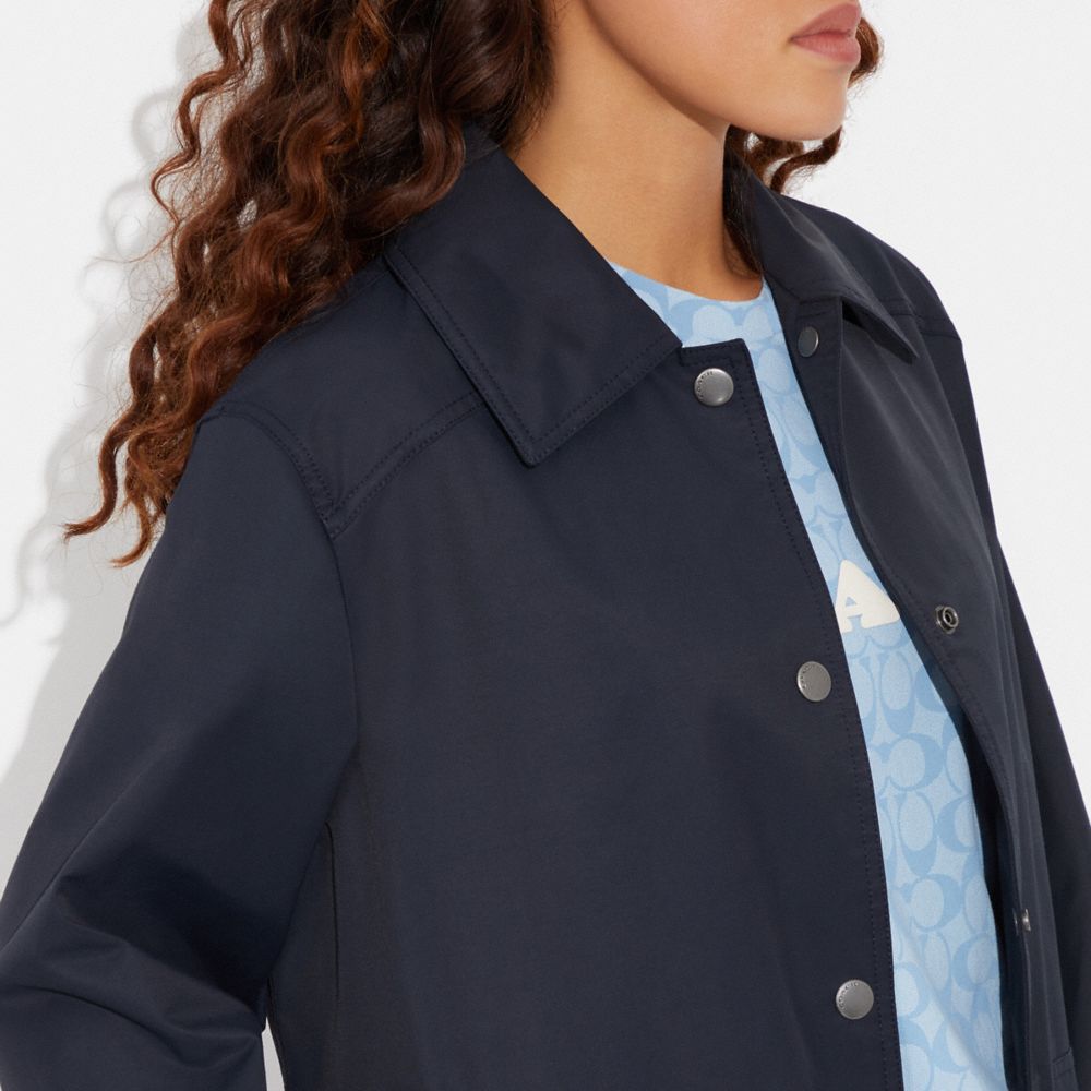 COACH®,Overcoat Trench,,Detail View