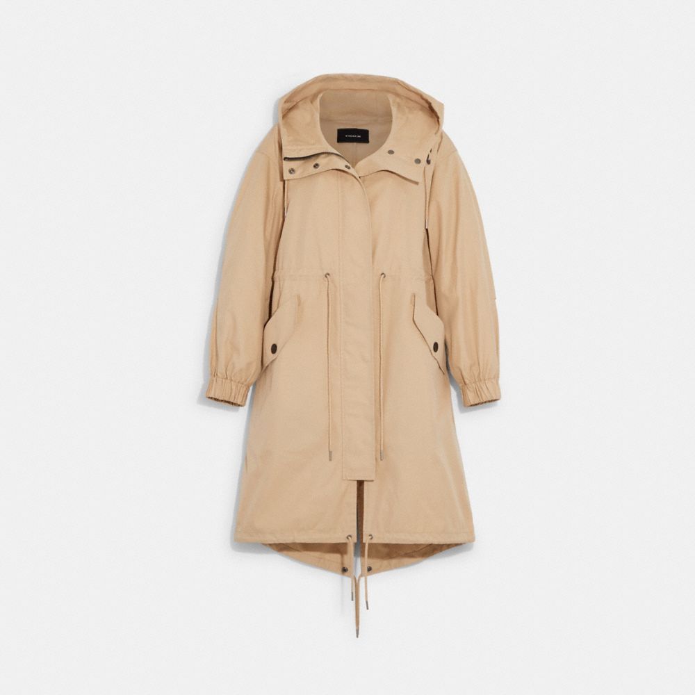 COACH® | Utility Hooded Trench