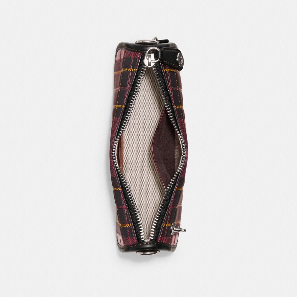 COACH®,Swinger Bag 20 With Plaid Print,,Inside View,Top View