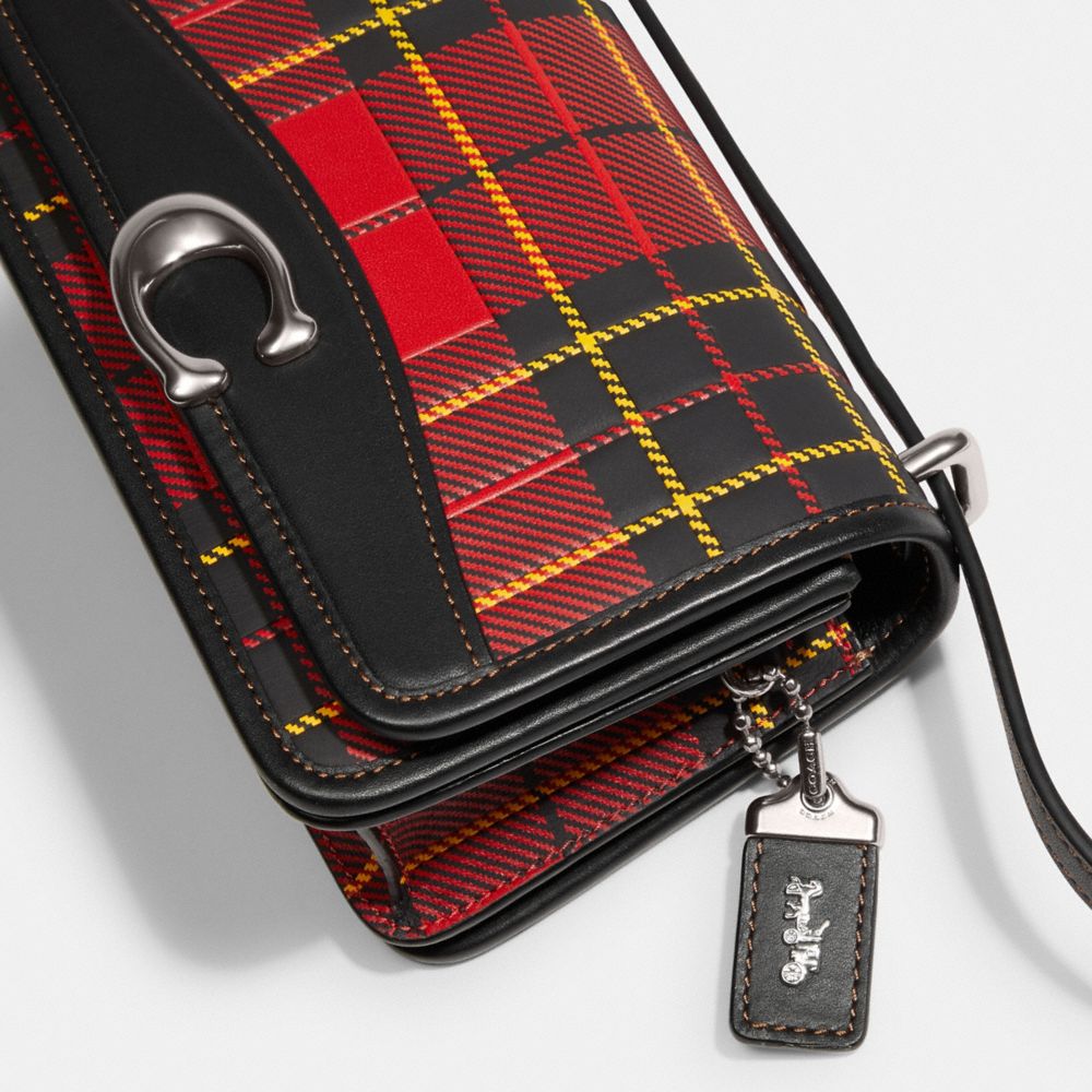 COACH® | Bandit Crossbody With Plaid Print