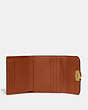 COACH®,BANDIT WALLET,Leather,Brass/Ivory,Inside View,Top View