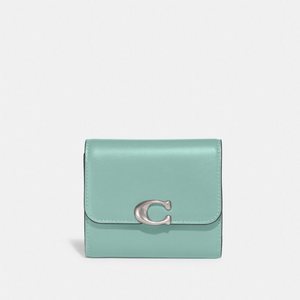 Teal store coach wallet