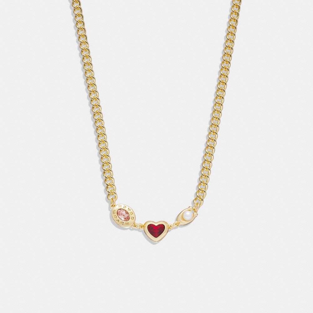 Crystal Heart Lock Necklace – Love Stylize