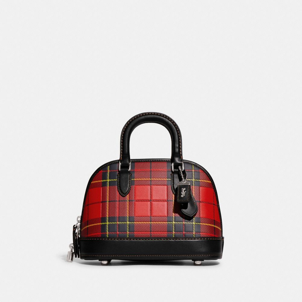 COACH Revel Bag 24 With Plaid Print