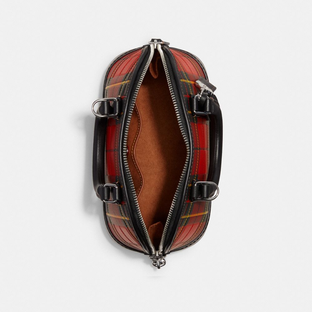 ❤️Coach Revel Black Leather Convertible Dome Bag
