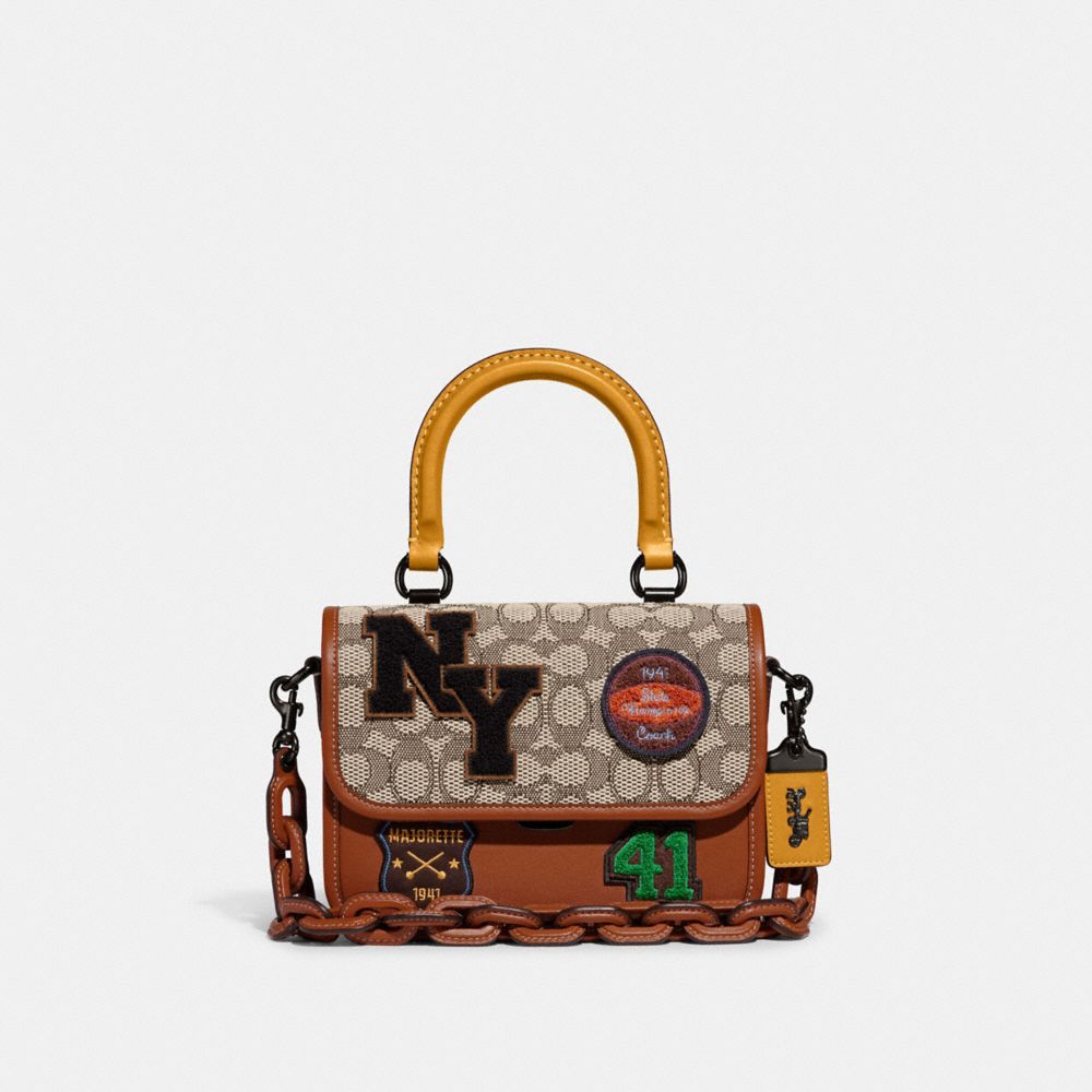 COACH®: Rogue Top Handle In Signature Jacquard