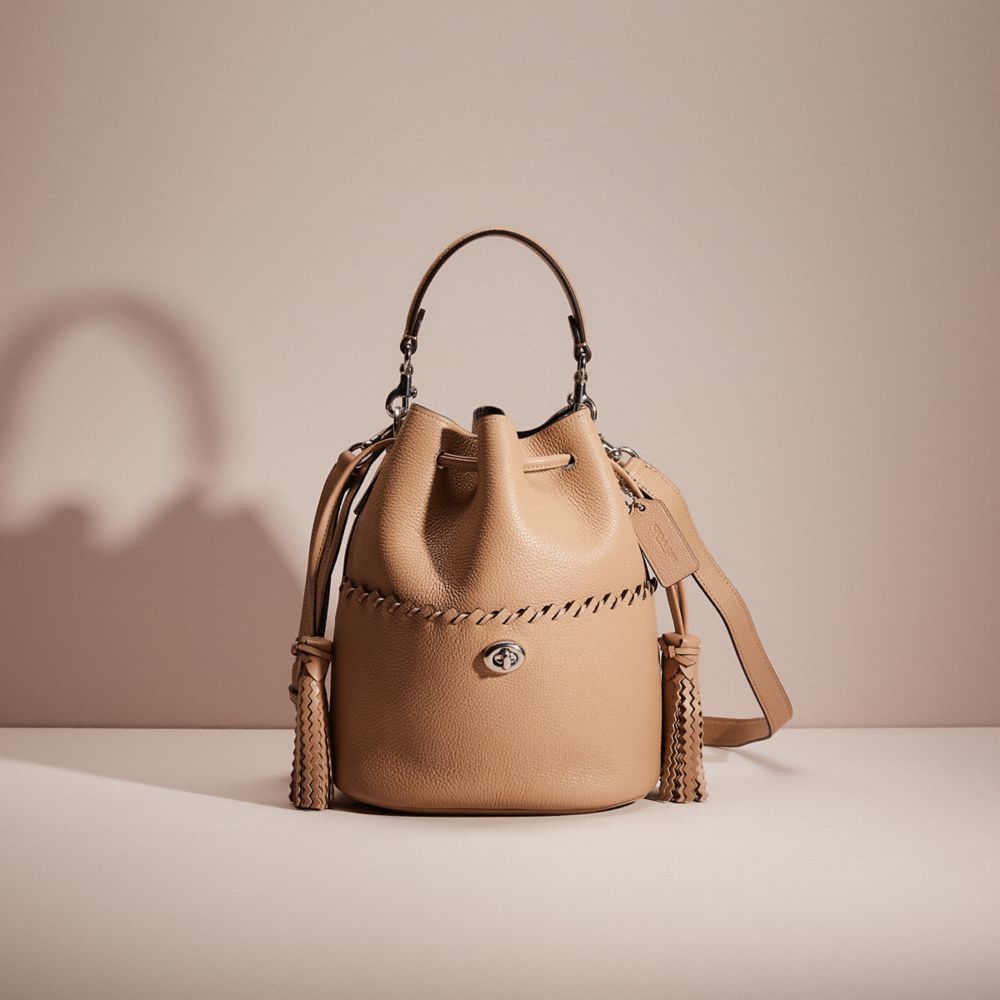 COACH Restored Lora Bucket Bag With Whipstitch