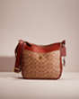 COACH®,RESTORED CHAISE CROSSBODY IN SIGNATURE CANVAS,Signature Coated Canvas,Large,Brass/Tan/Rust,Front View