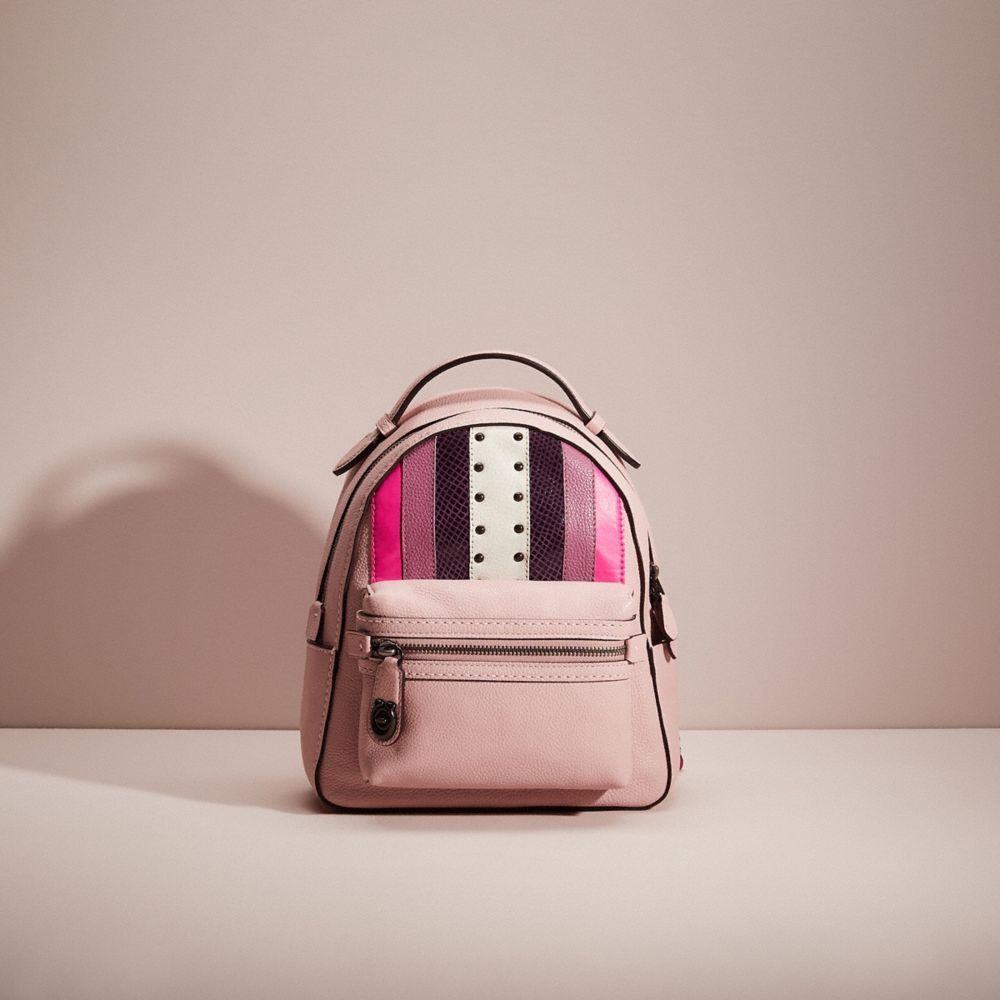 Coach mini backpack pink best sale