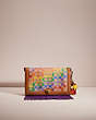 COACH®,UPCRAFTED RILEY IN SIGNATURE CANVAS,Mini,Brass/Tan Penny Multi,Front View