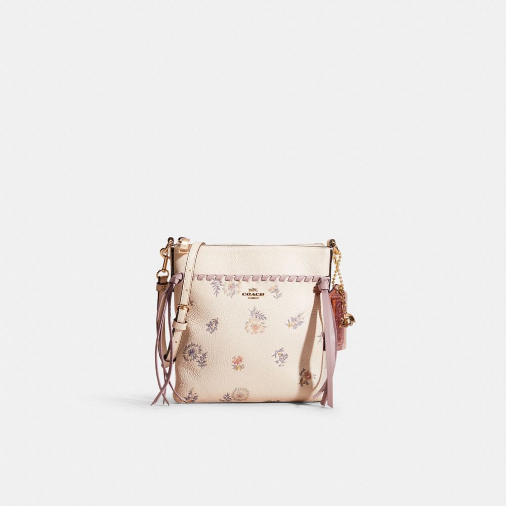 COACH Upcrafted Kitt Messenger Crossbody With Meadow Prairie Print COACH