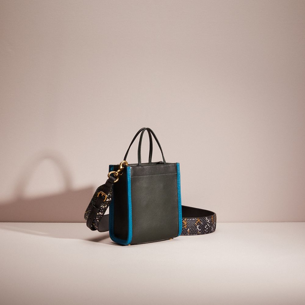 COACH®,Upcrafted Mini Cashin Tote,,Angle View