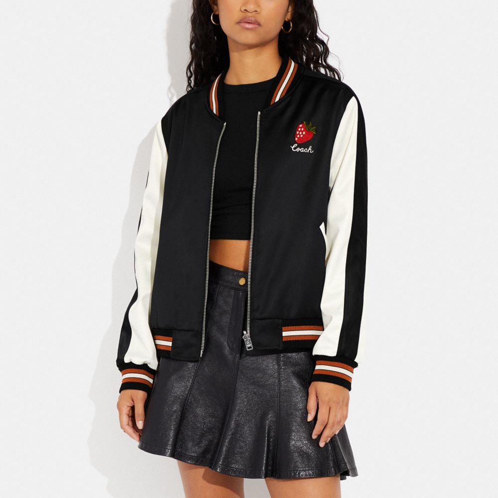 COACH®  Signature Souvenir Jacket