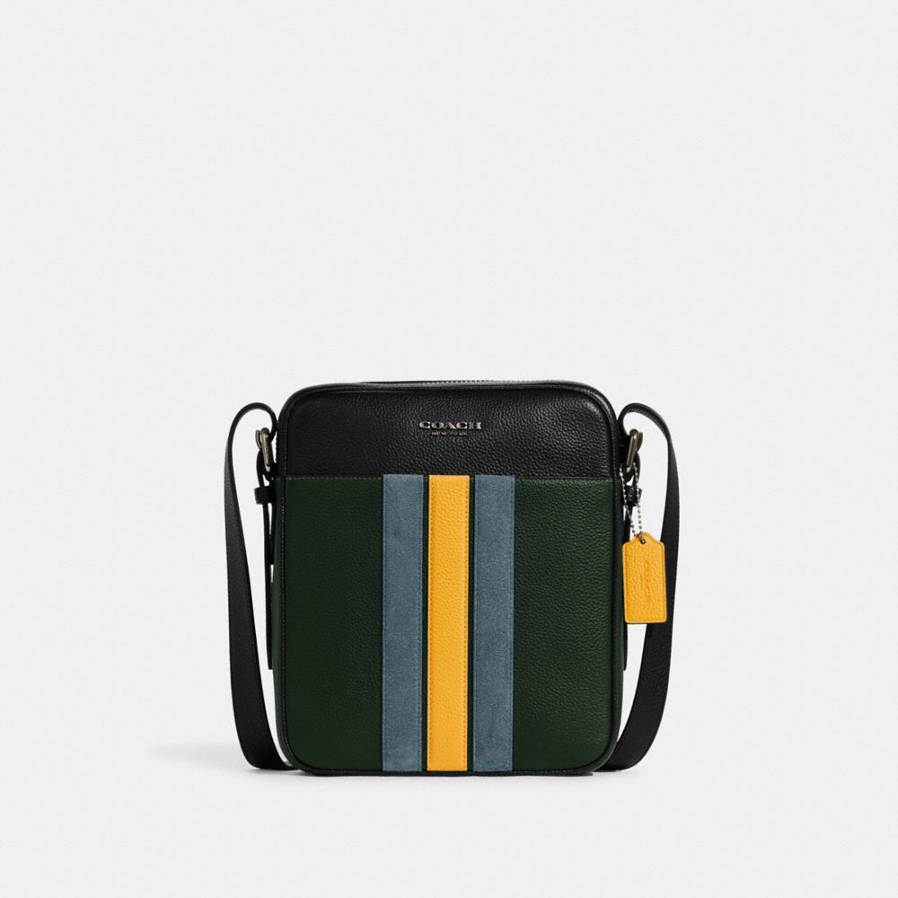 COACH® | Hudson Crossbody 21 With Varsity Stripe