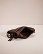 COACH®,VINTAGE WENDIE BAG,Glovetanned Leather,Small,Brass/Brown,Inside View,Top View