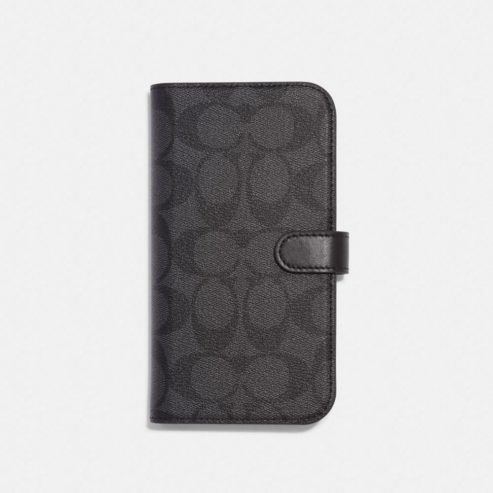 COACH®: Iphone 14 Pro Max Case In Signature Canvas