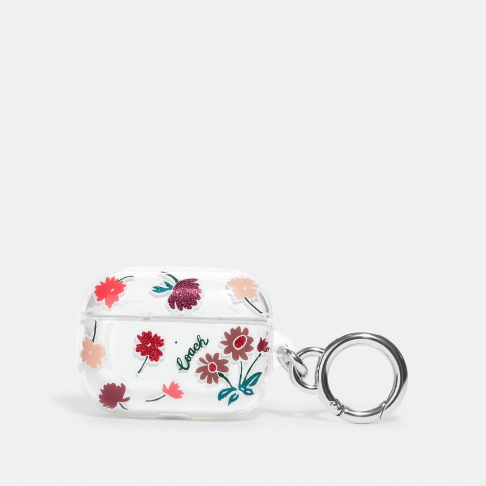 COACH®,Airpods Pro Case With Mystical Floral Print,,Front View