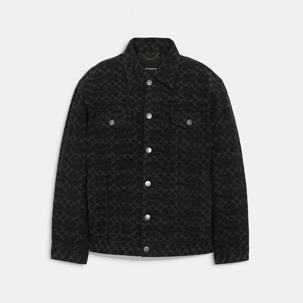 COACH® | Signature Jacquard Denim Jacket