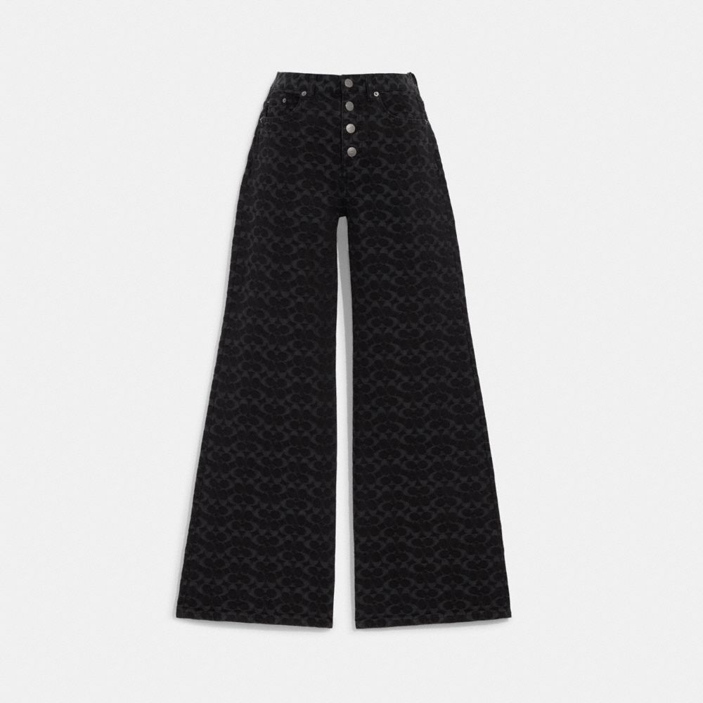 COACH® Outlet Signature Jacquard Denim Jeans