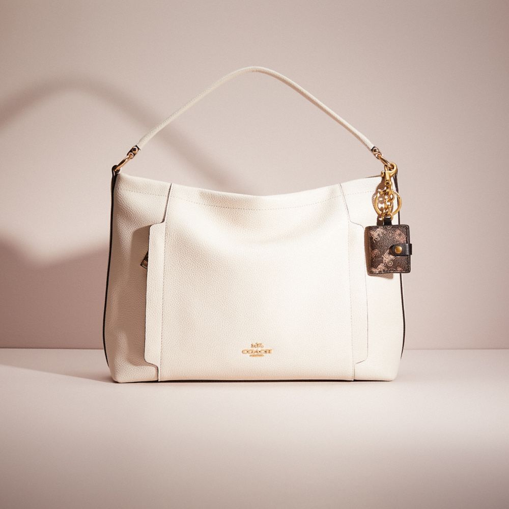 COACH®,【REMADE】ピクチャー フレーム バッグ チャーム,COACH (RE)LOVED,ﾌﾞﾗｳﾝ