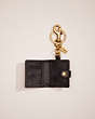 COACH®,REMADE PICTURE FRAME BAG CHARM,Brown,Inside View,Top View