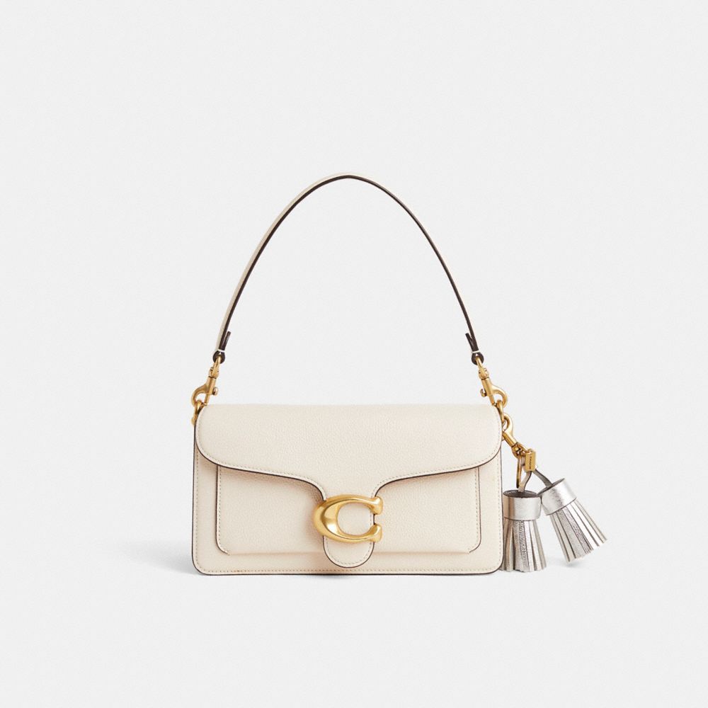 COACH®,Remade Colorblock Tassel Bag Charm,Bag Charm,Tassel,Logo,Casual,Silver,Angle View