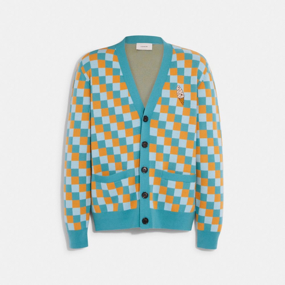 Louis Vuitton Monogram Mohair Cardigan Multicolor