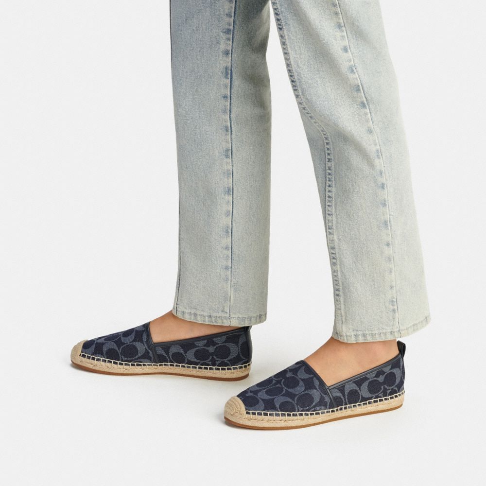 Coach sales denim espadrilles