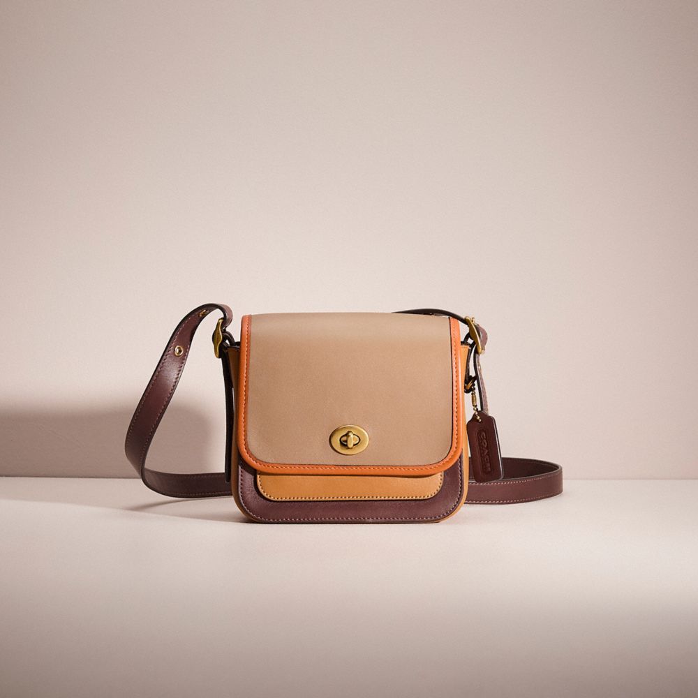 Brass Elm Multi Restored Rambler Crossbody 16 In Colorblock