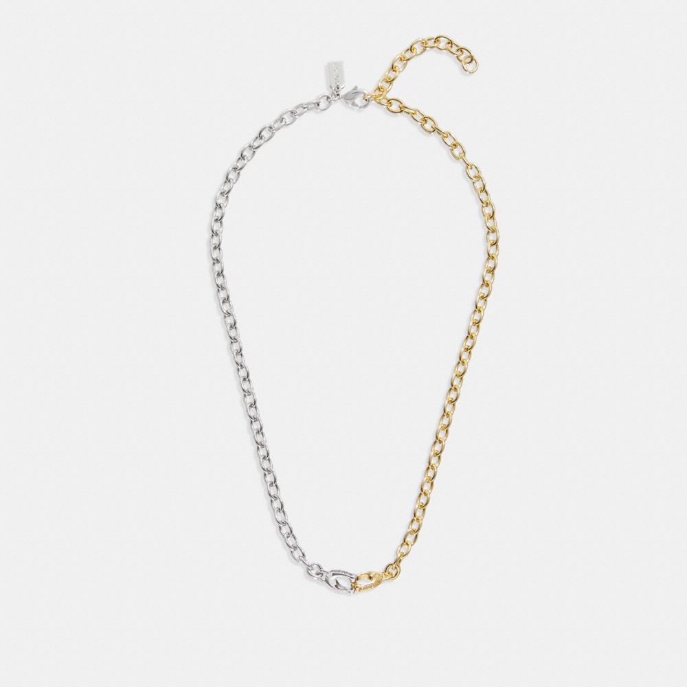 Interlocking Signature Chain Necklace