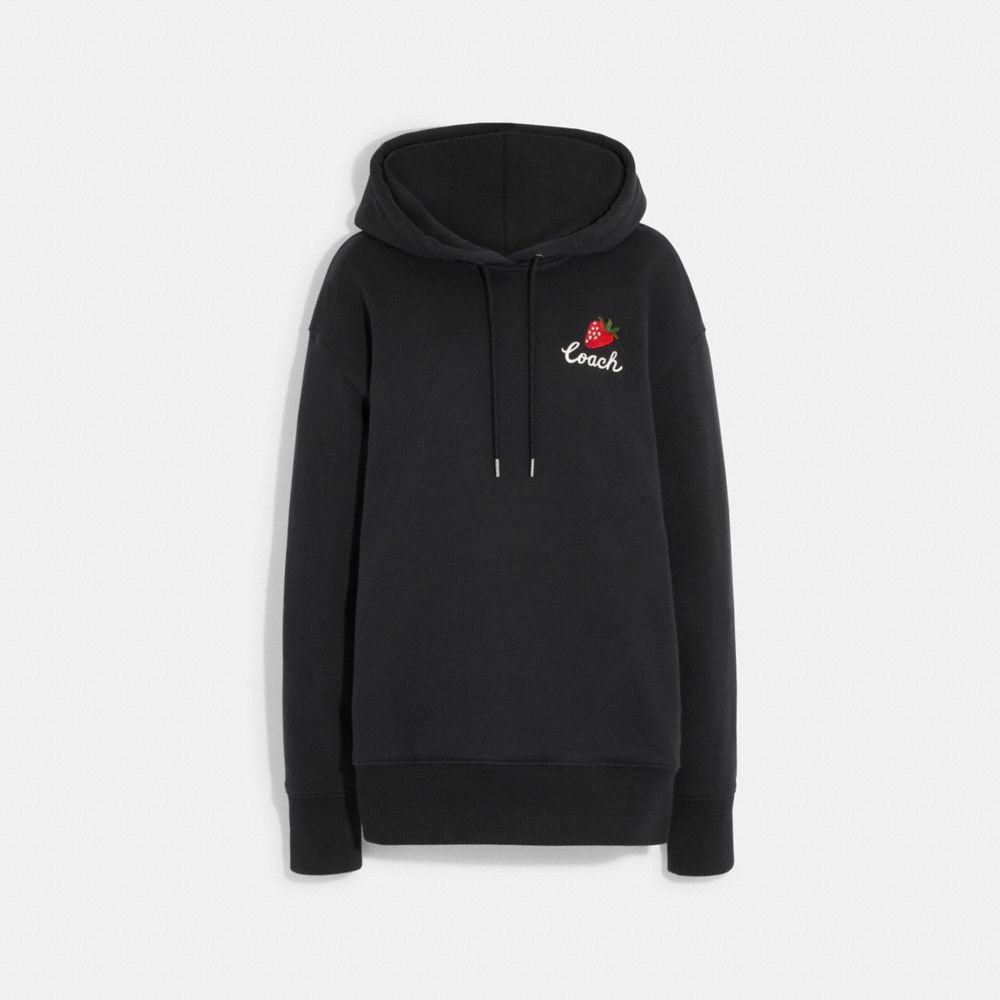 COACH® | Oversized Signature Strawberry Hoodie