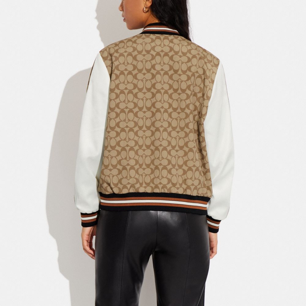 COACH®  Signature Souvenir Jacket