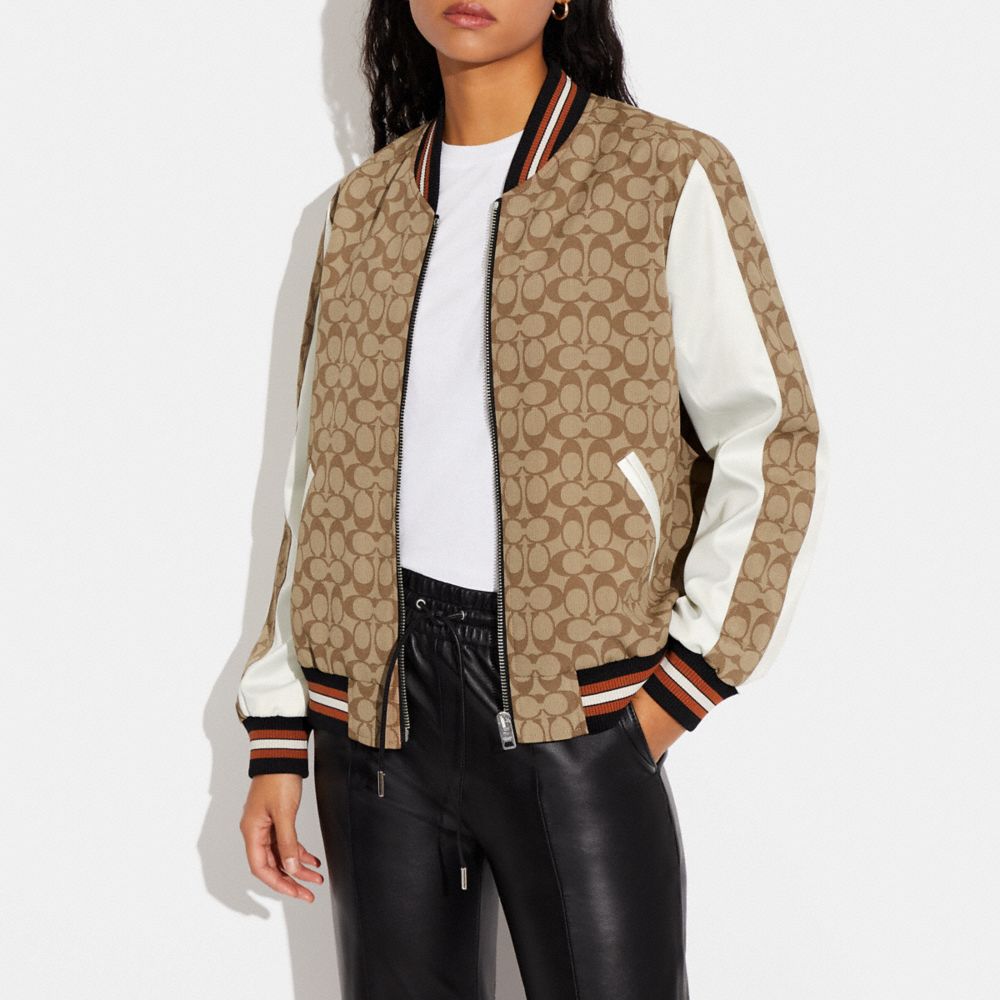 Monogram Jacquard Bomber Jacket - Women - Ready-to-Wear