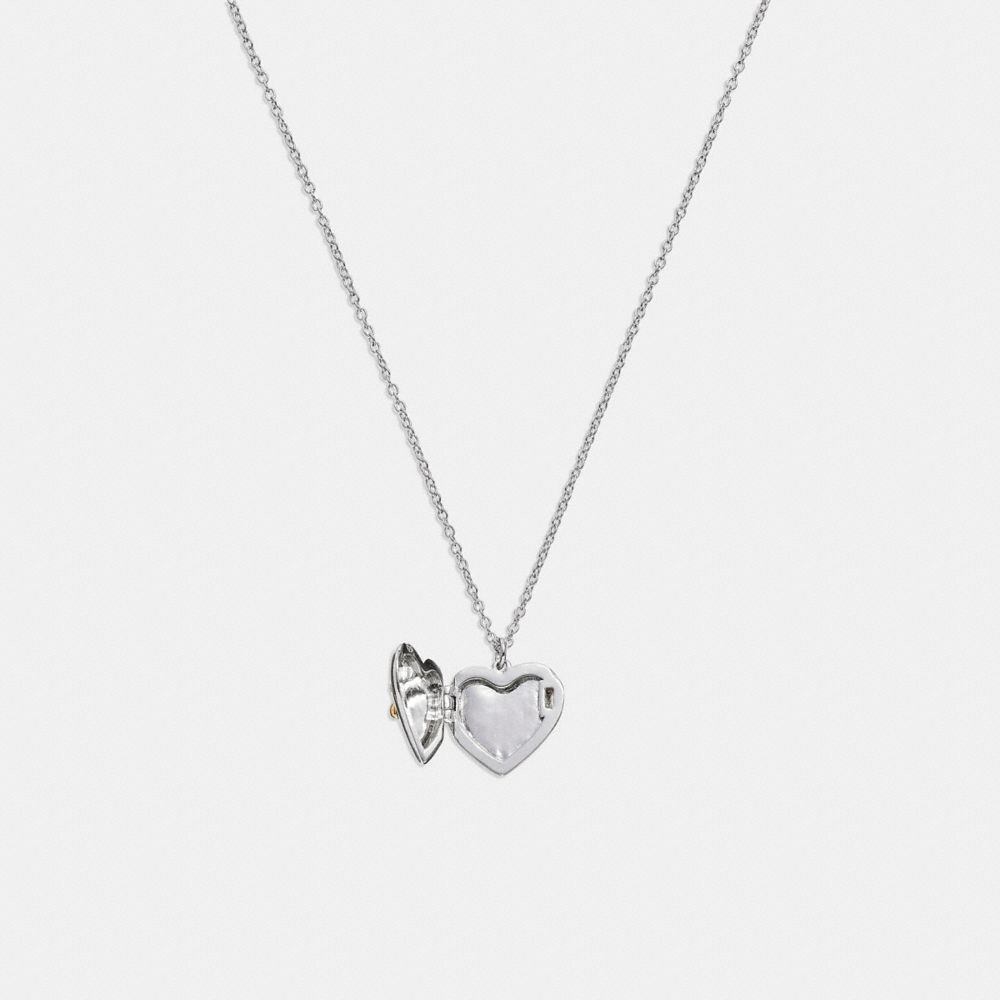 Mini Heart Lock Necklace (Blue) – Love Stylize