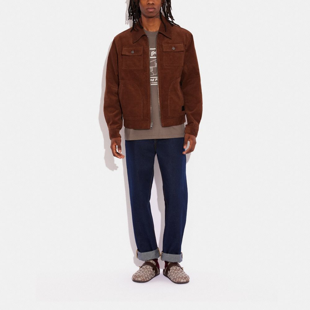 COACH®,Corduroy Jacket,Polyester,Cotton,Viscose,Jacket,Casual,,Scale View