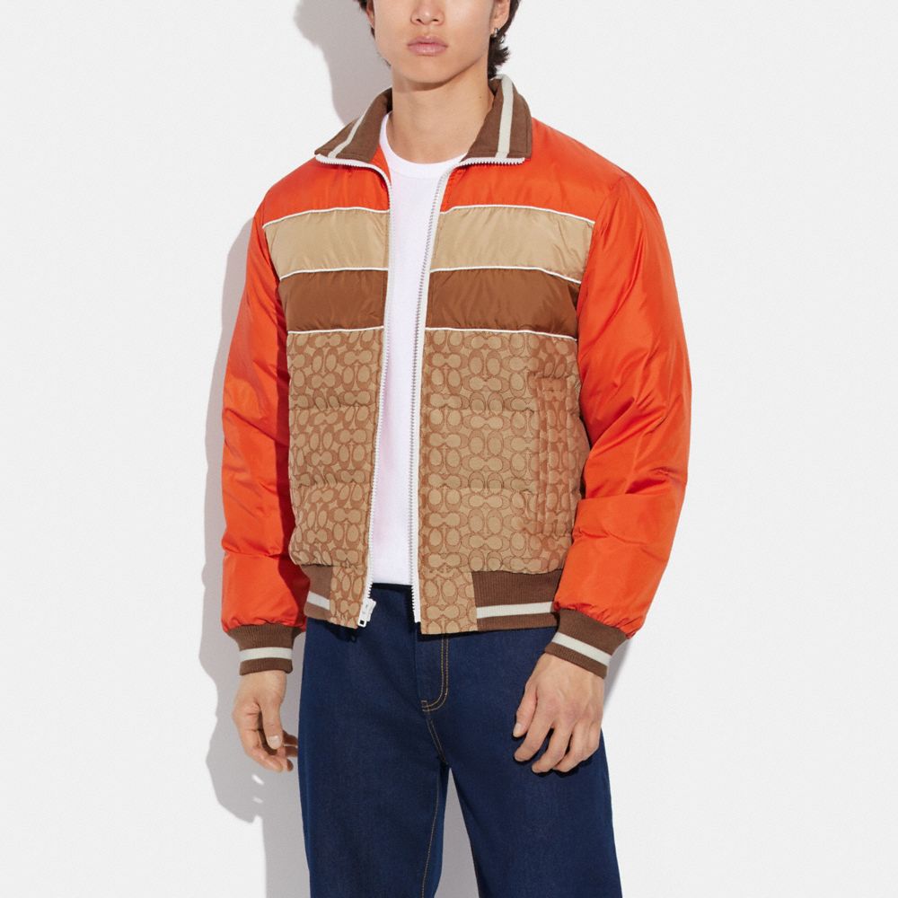 Coach hotsell bomber jacket