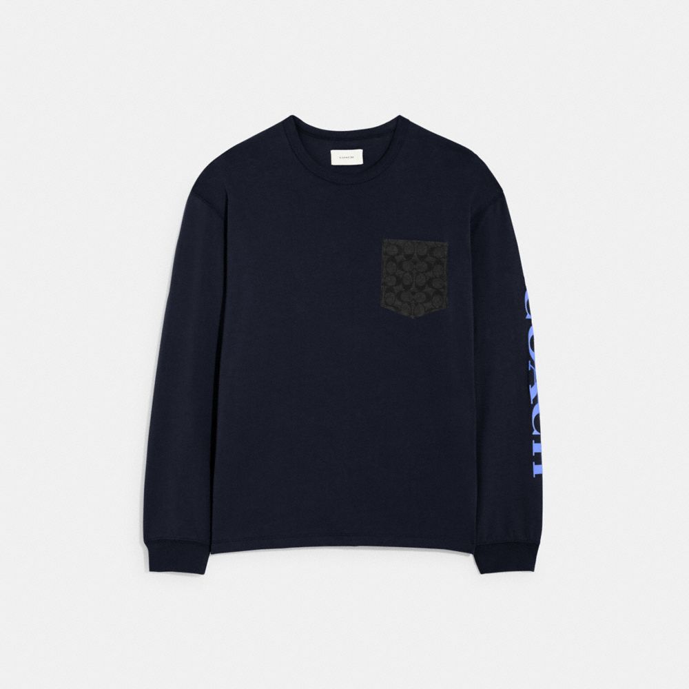 Louis Vuitton Midnight Blue LV Forever Print Cotton Crew Neck T-Shirt L Louis  Vuitton