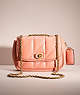 COACH®,RESTORED PILLOW MADISON SHOULDER BAG WITH QUILTING,Nappa leather,Small,Brass/Papaya,Front View