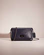 COACH®,RESTORED CROSSTOWN CROSSBODY,Smooth Leather,Small,Navy/Dark Gunmetal,Front View