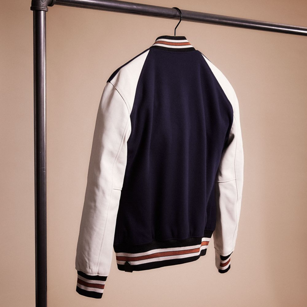 COACH®,Restored Varsity Jacket,,Back View