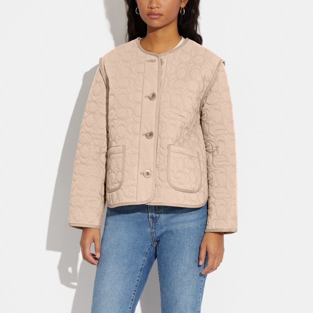 COACH® | Signature Quilted Cotton Jacket