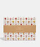 COACH®,BOXED NOTECARDS WITH BADLANDS FLORAL PRINT,Leather,Chalk Multi,Front View