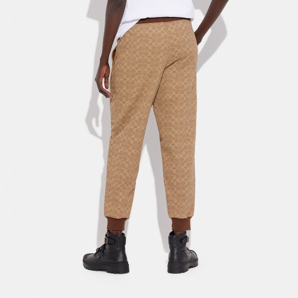 LOUIS VUITTON Red Monogram Jogging Pants In Technical Cotton