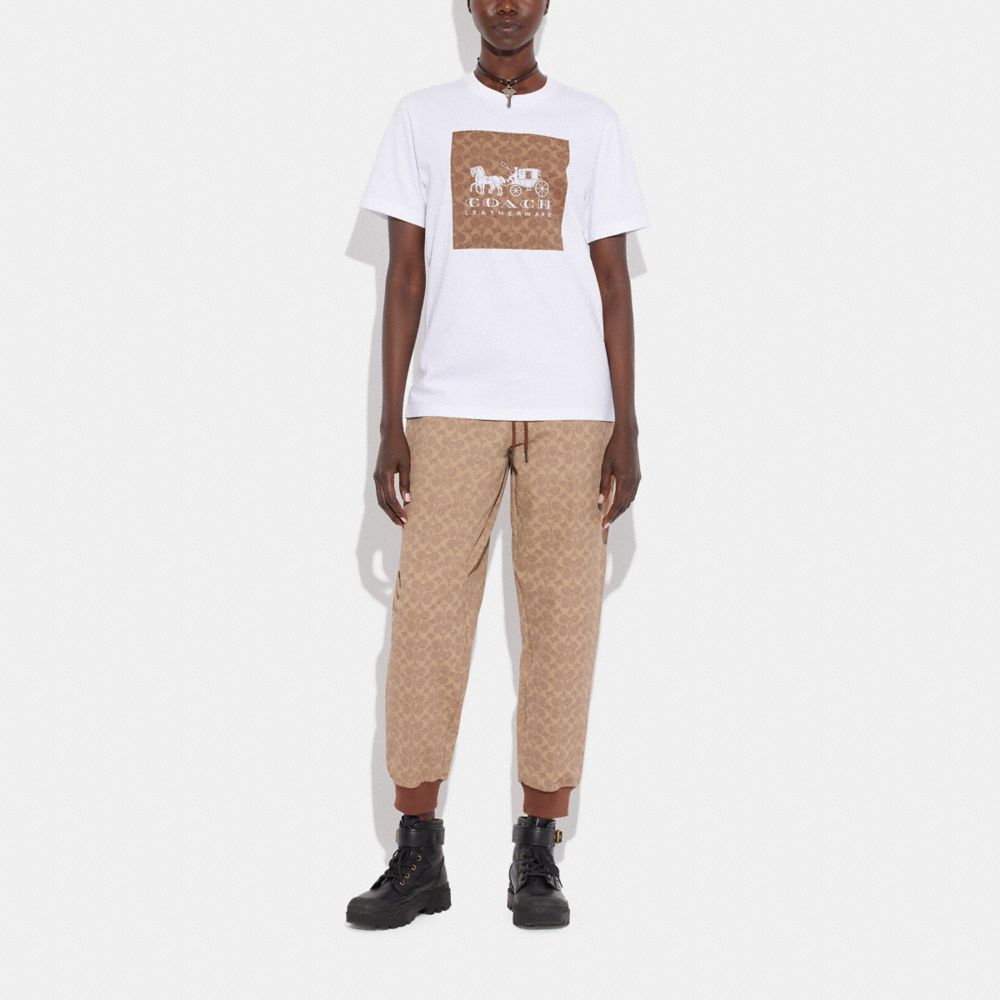 COACH OUTLET®  Signature T Shirt In Organic Cotton