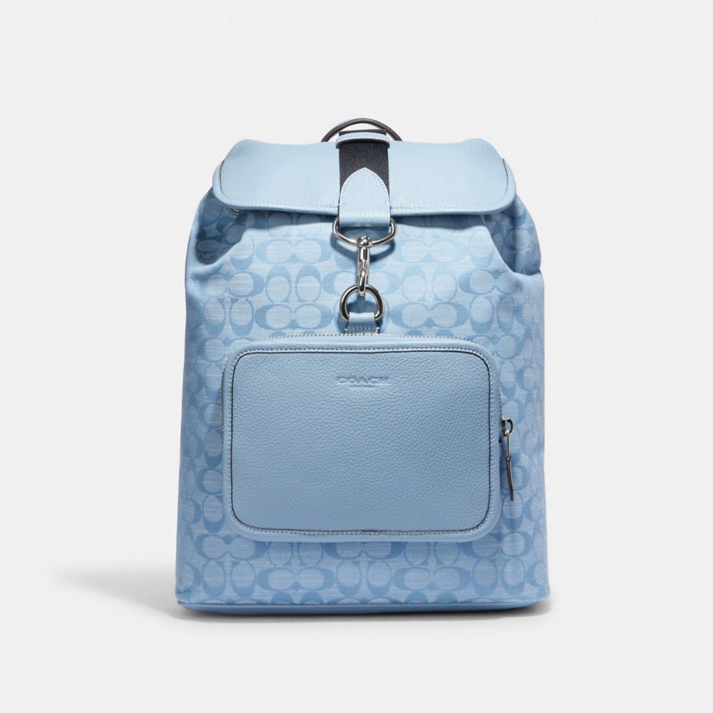 COACH® GB | Sullivan Backpack In Signature Chambray display picture 2